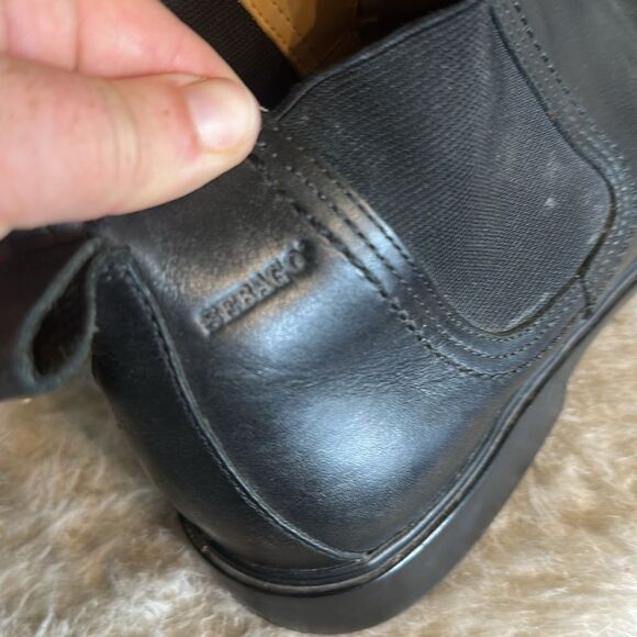 Sebago Classic Black Leather Men's Boots 10M (5225C) - Picture 4 of 6